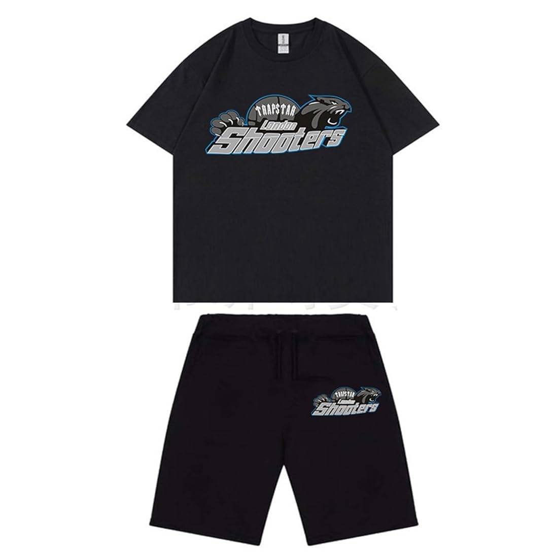 Trapstar London Tee Shorts 上下セットアップ S Buy Trapstar Men's Summer Cotton T-Shirt and Shorts, 2